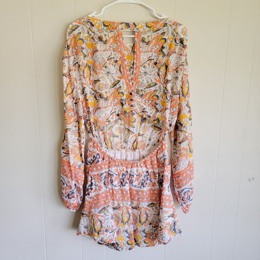 Free People Sun Printed Mini Dress - Picture 4 of 6